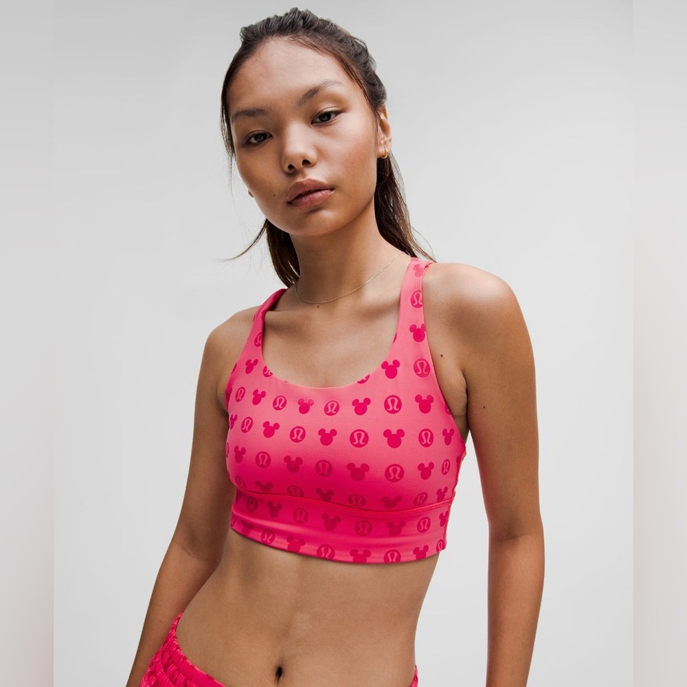 Disney x Lululemon Energy Longline Bra Medium Support, B-D Cups